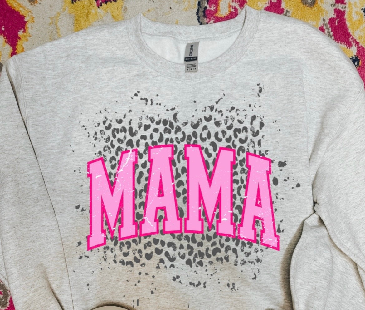 Mama Leopard Crewneck