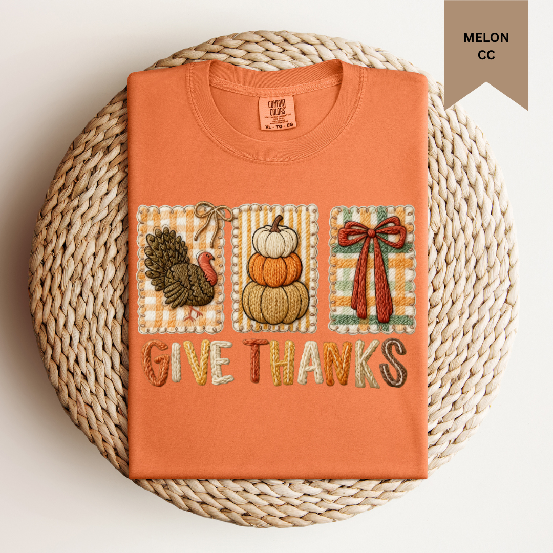 Give Thanks (3 Panel) Tee.