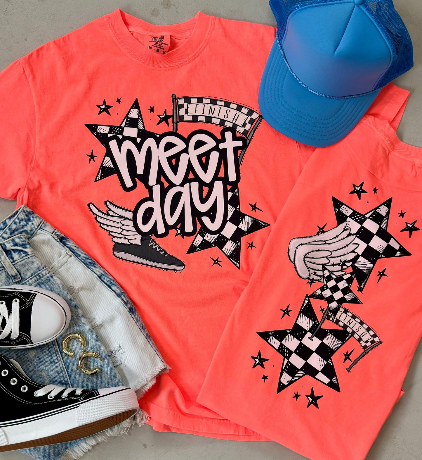 Meet Day Track Tee
