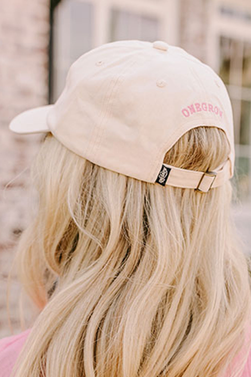 White Bow Baseball Hat