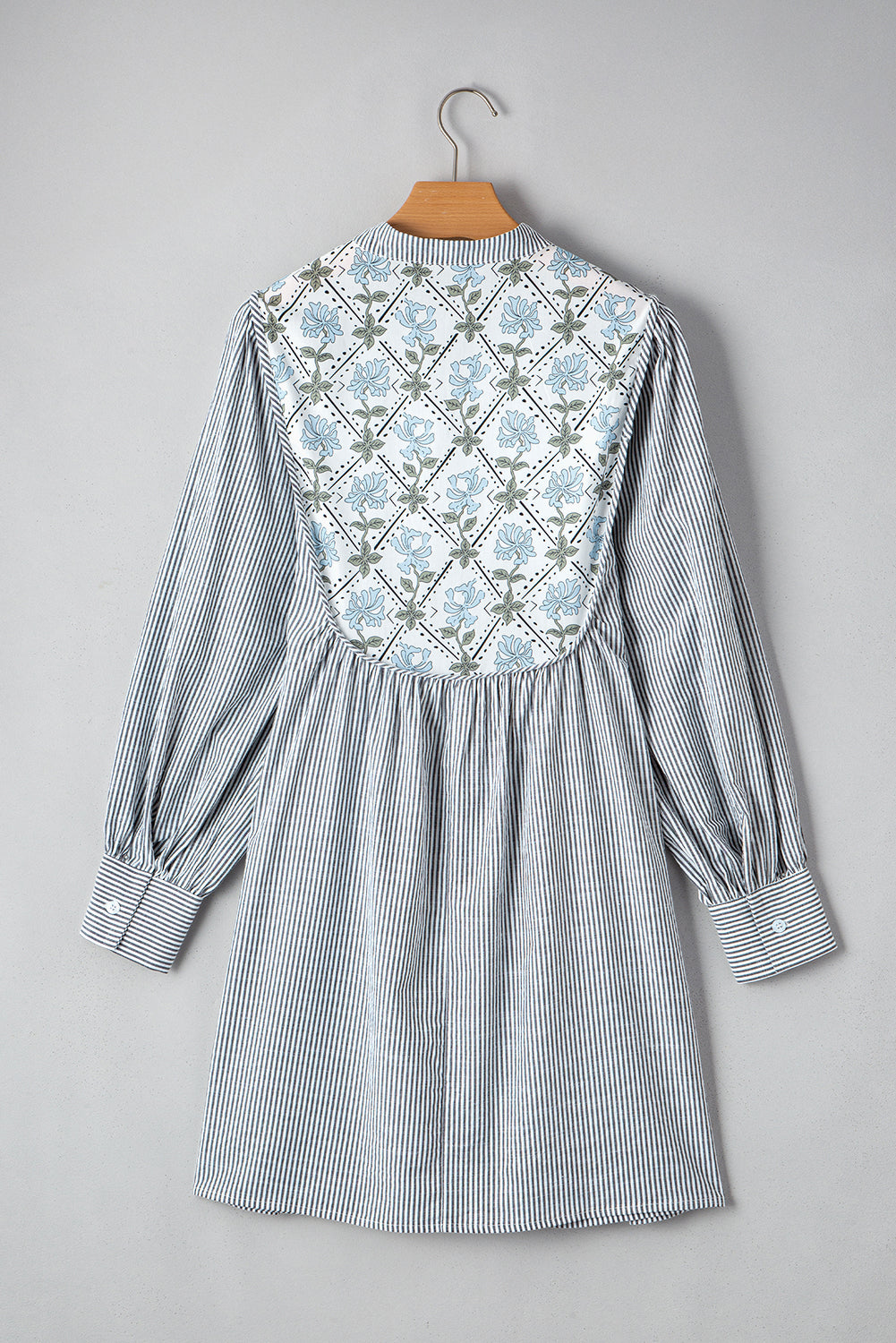 Black Stripe Floral Dress December.