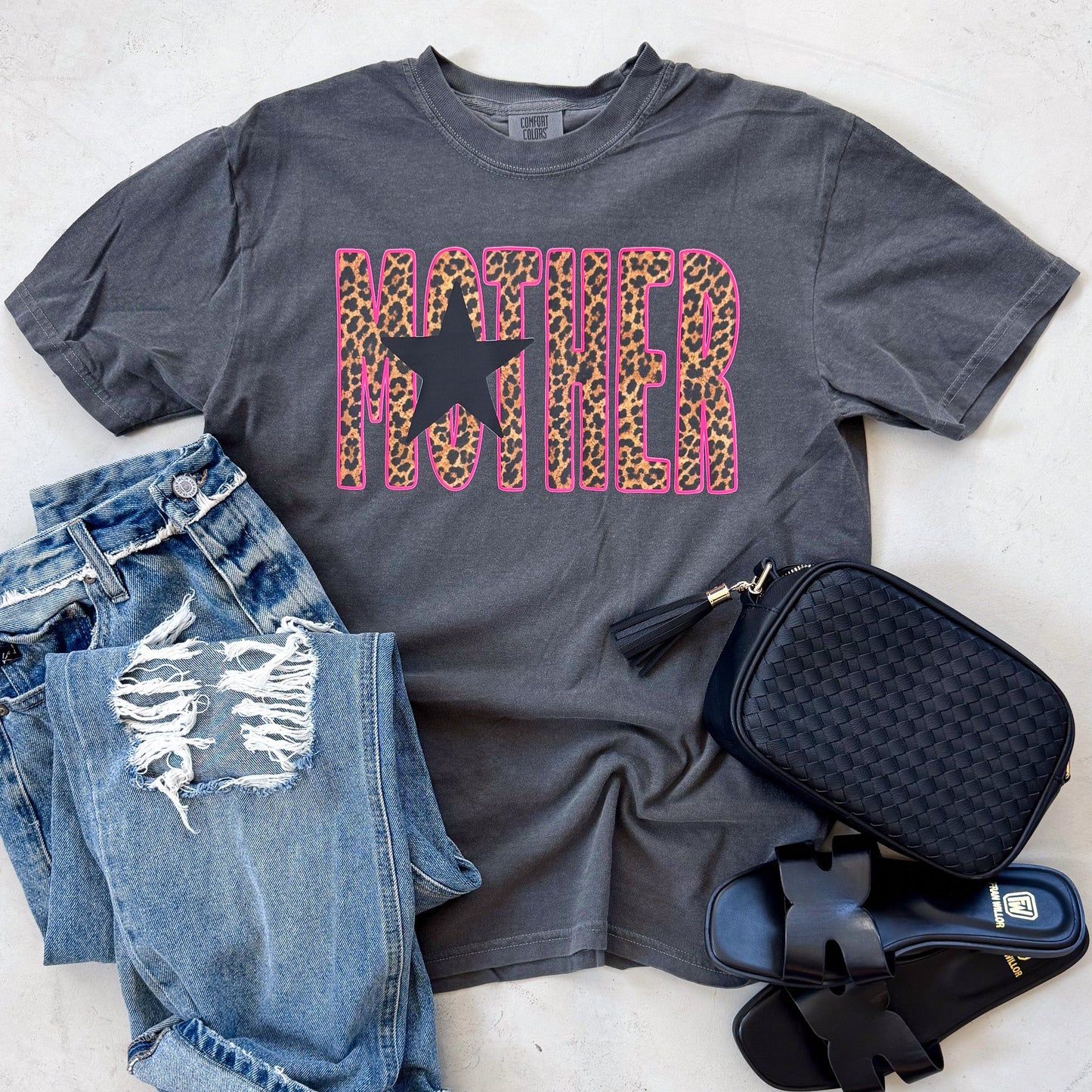 Cheetah Print Mother Tee or Sweatshirt