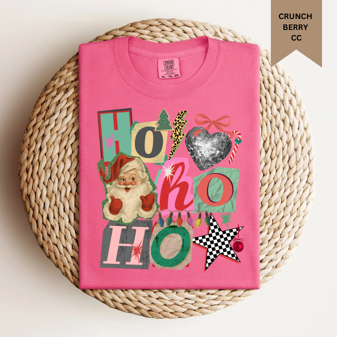 Ho Ho Ho Multi-Print Tee.