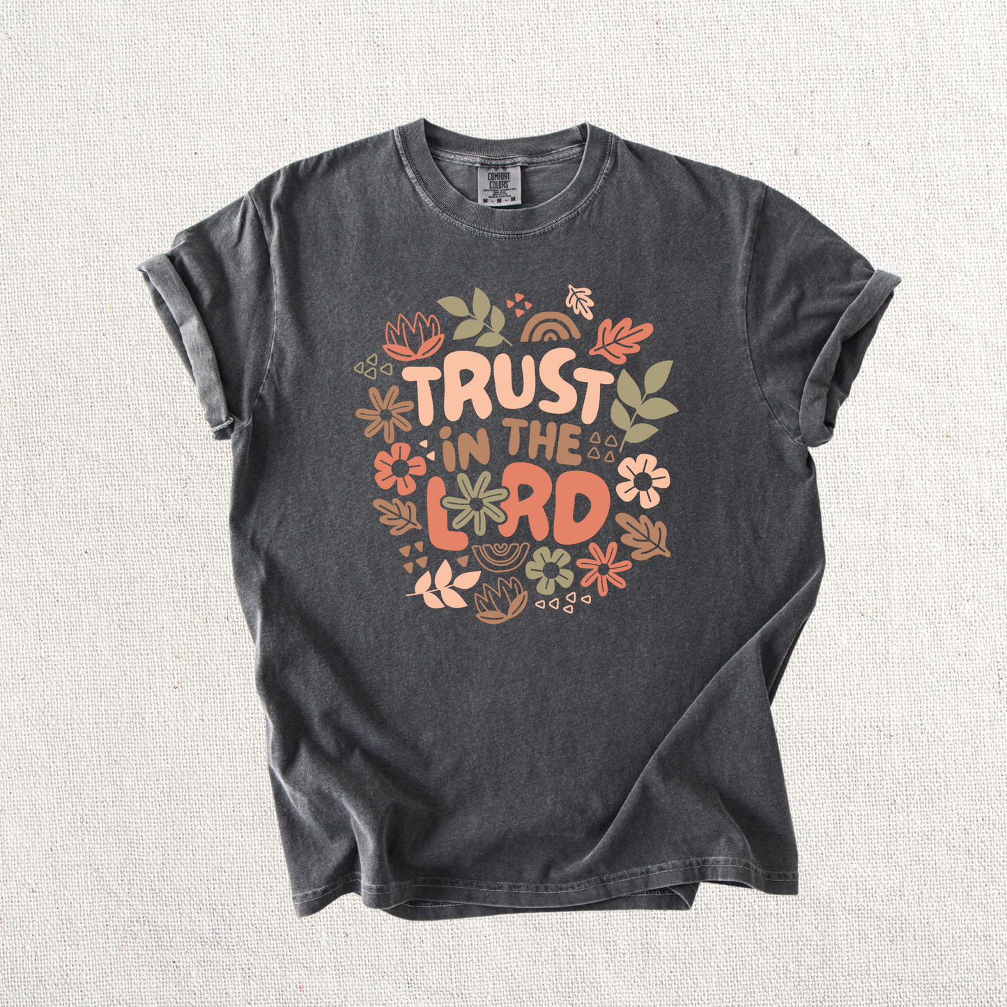 Trust in the Lord Graphic Tee - pepper