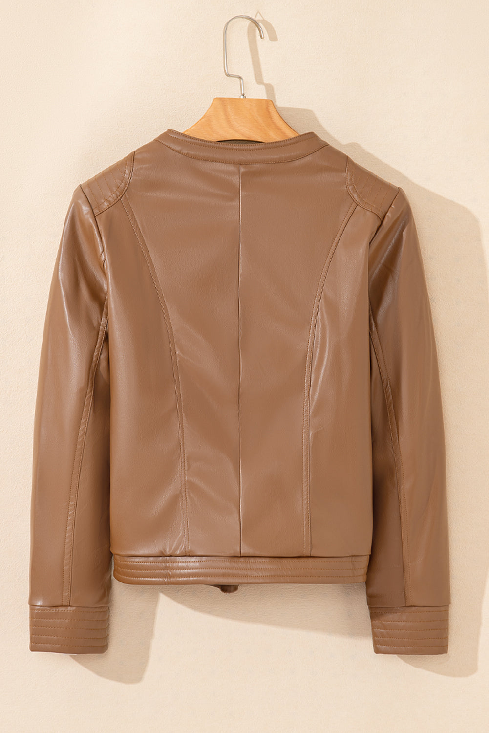 Faux Leather Fall Jacket *MULTIPLE COLORS* LT