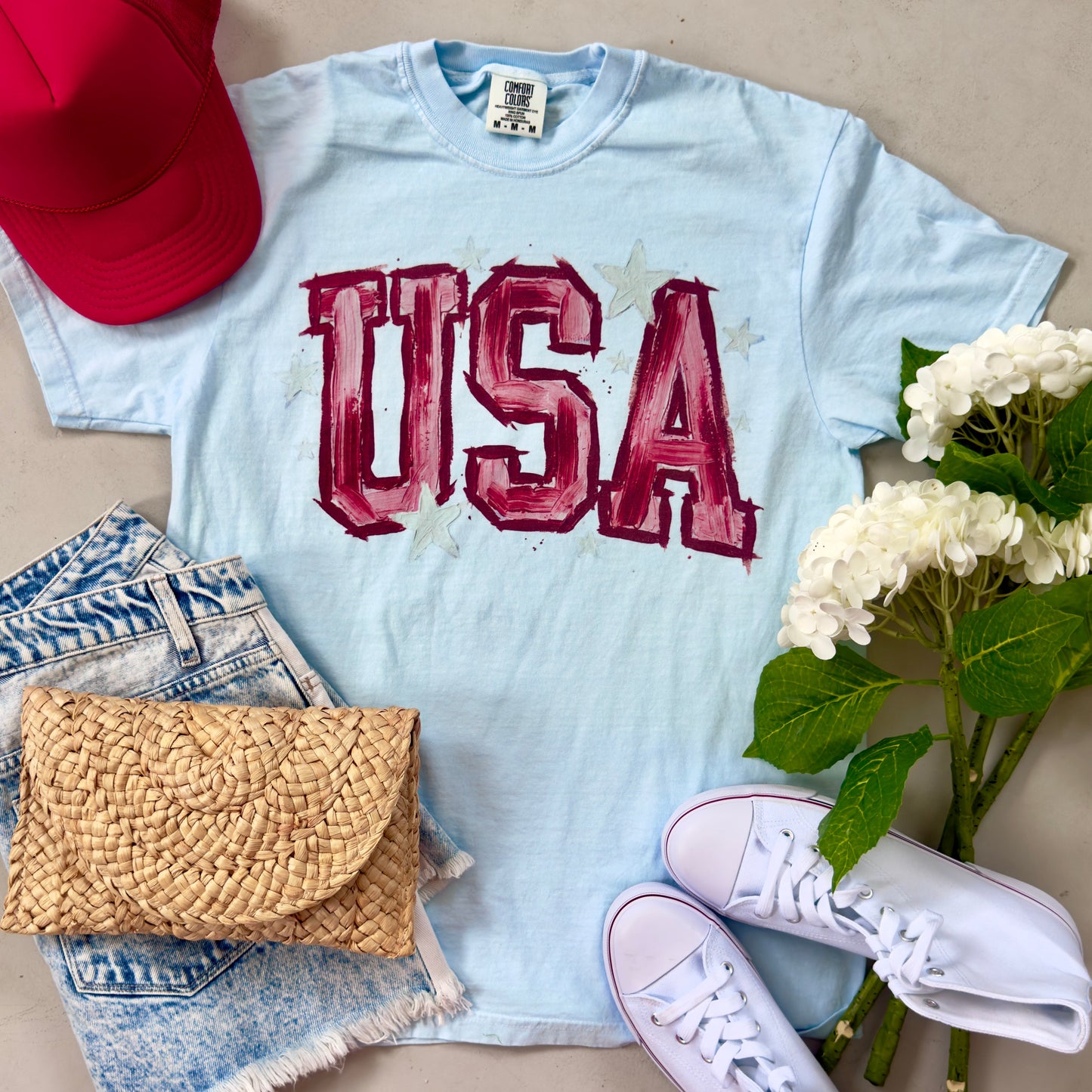 Painted USA Graphic Tee - RTS