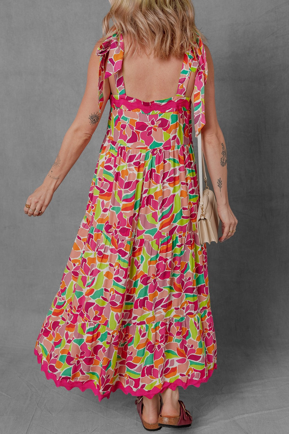 Abstract Ric Rac Maxi Dress May.