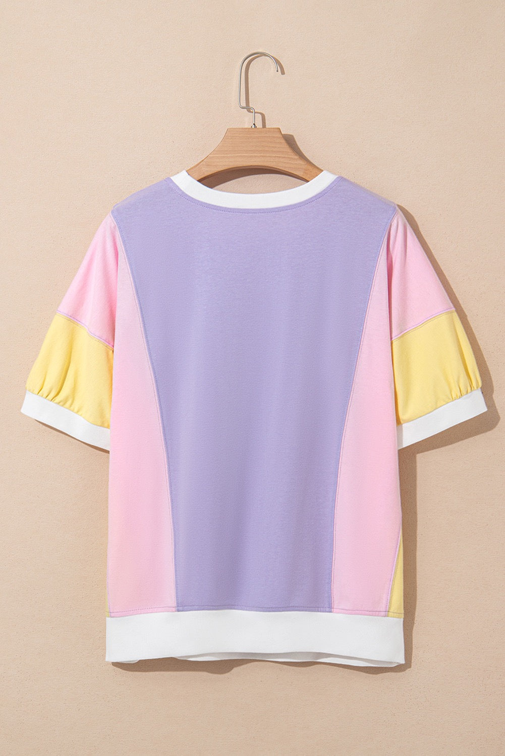 Purple Patchwork Oversized T LT
