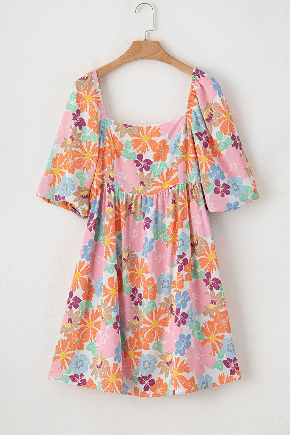 Pastel Floral Mini Dress May.