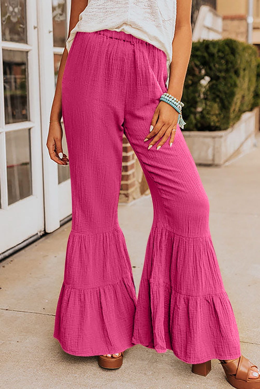 Pink Ruffle Pants LT