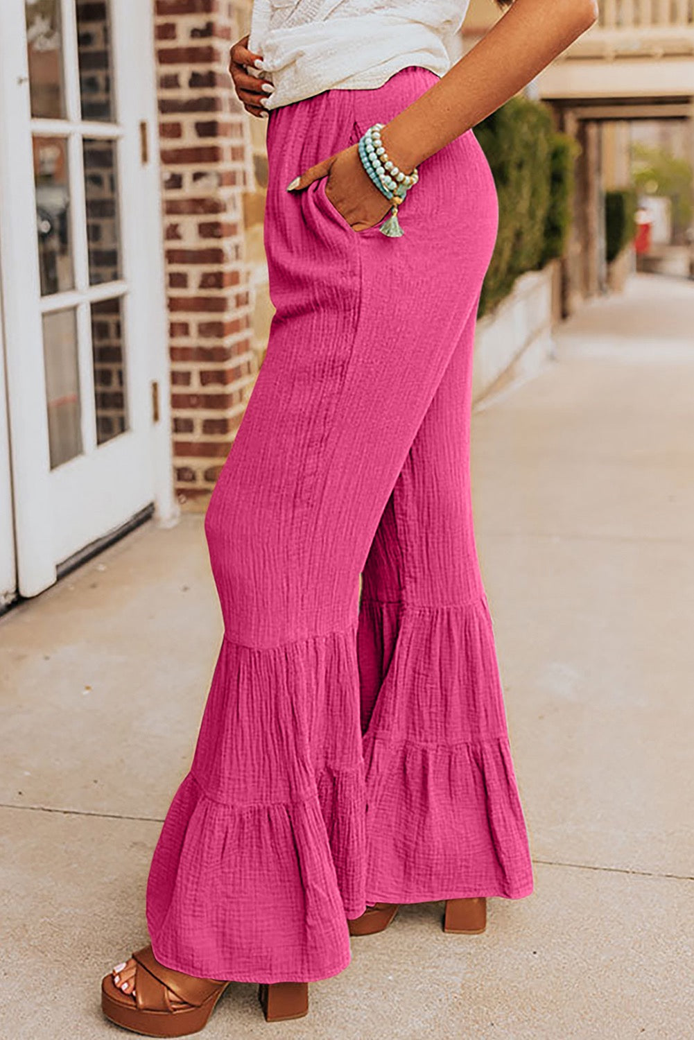Pink Ruffle Pants LT