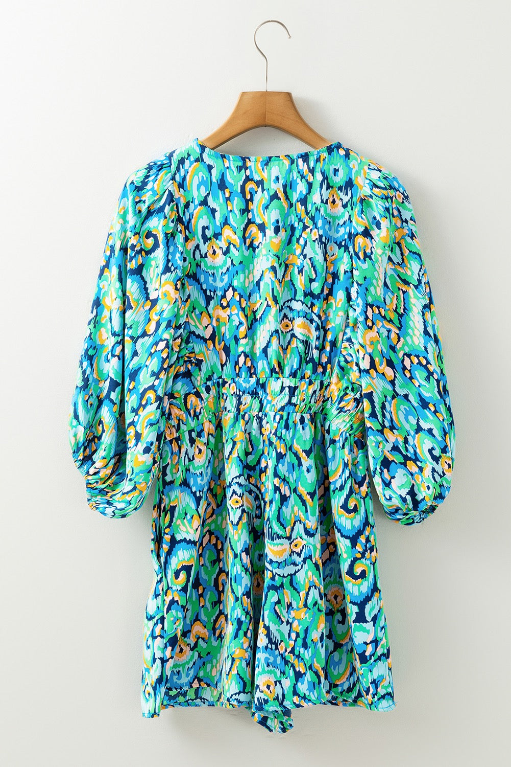 Teal Abstract Romper LT
