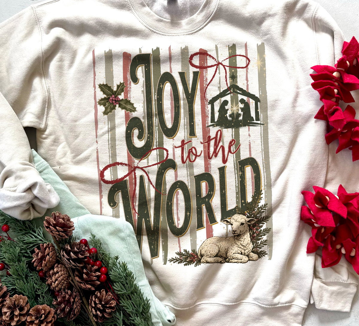 Joy to the World Sweatshirt or Tee