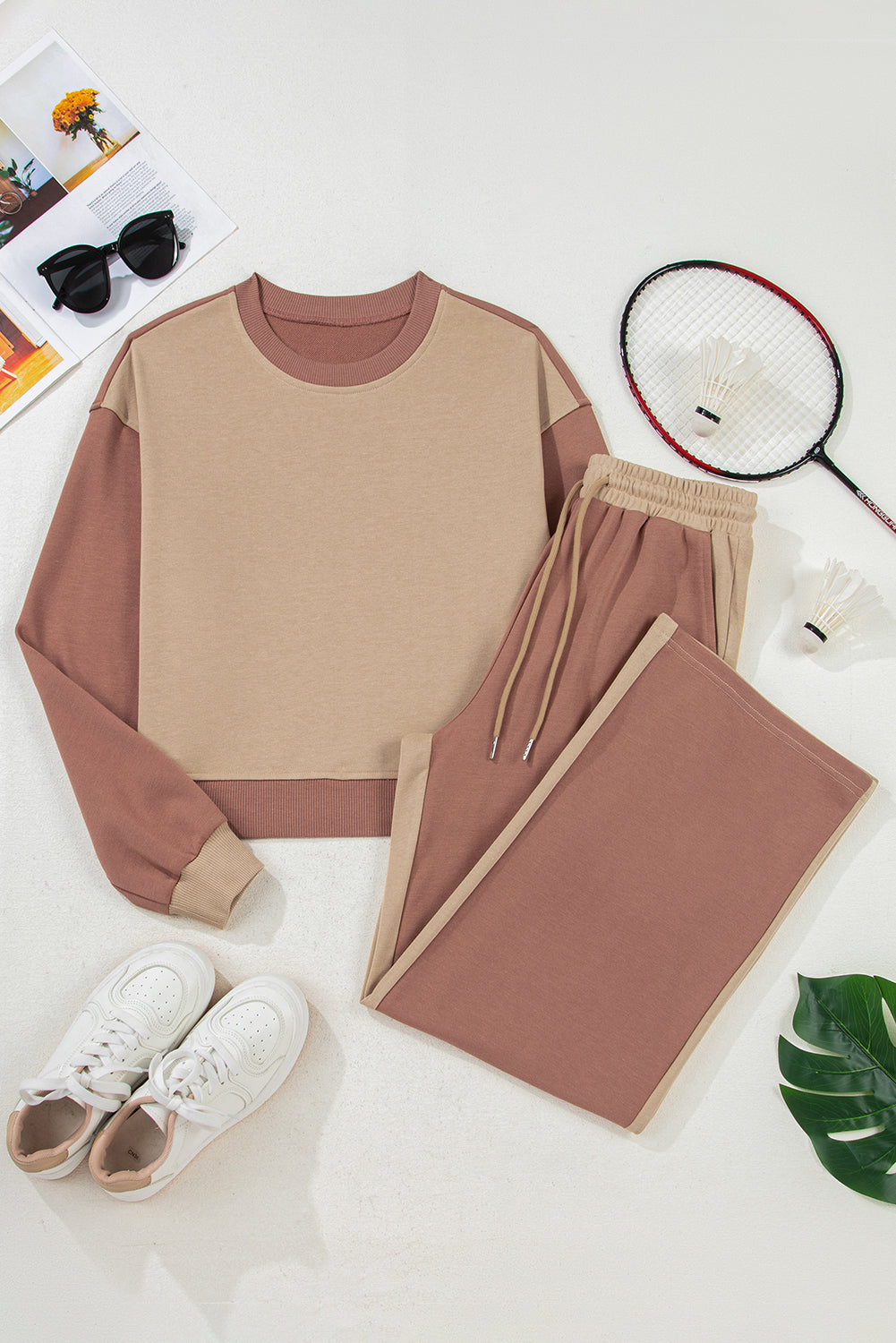 Khaki Colorblock Set LT
