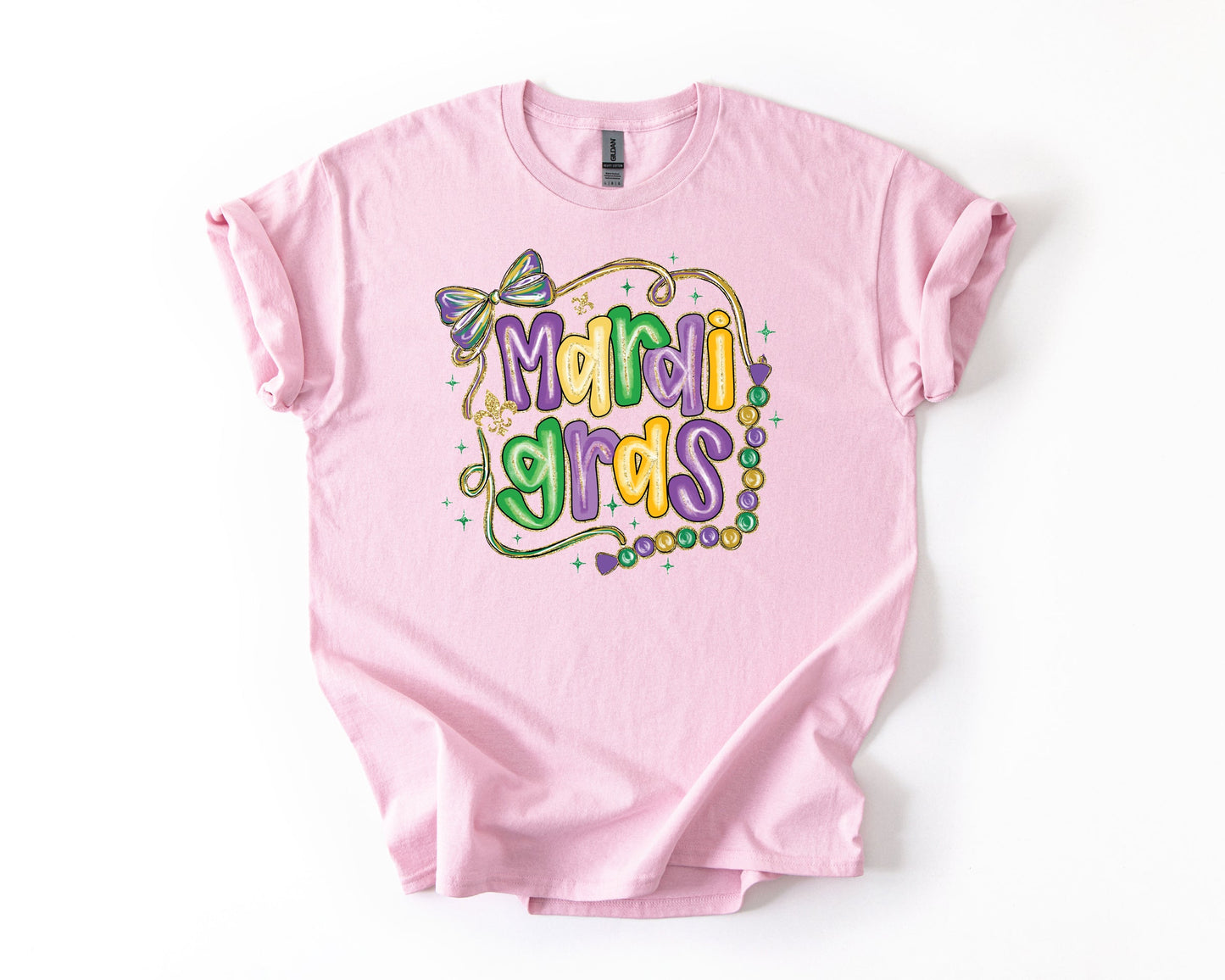 Mardi Gras Pink Party | Graphic Tee | Mardi Gras