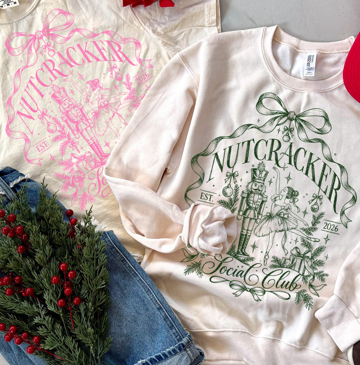 Nutcracker Social Club Tee & Sweatshirt