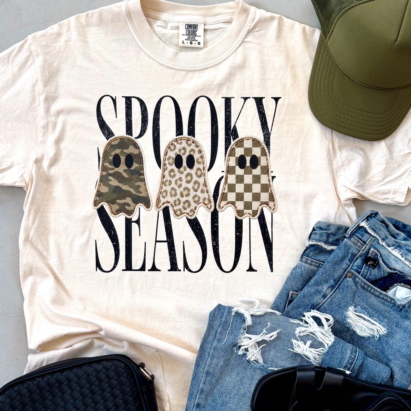 Spooky Season Pattern Ghosts