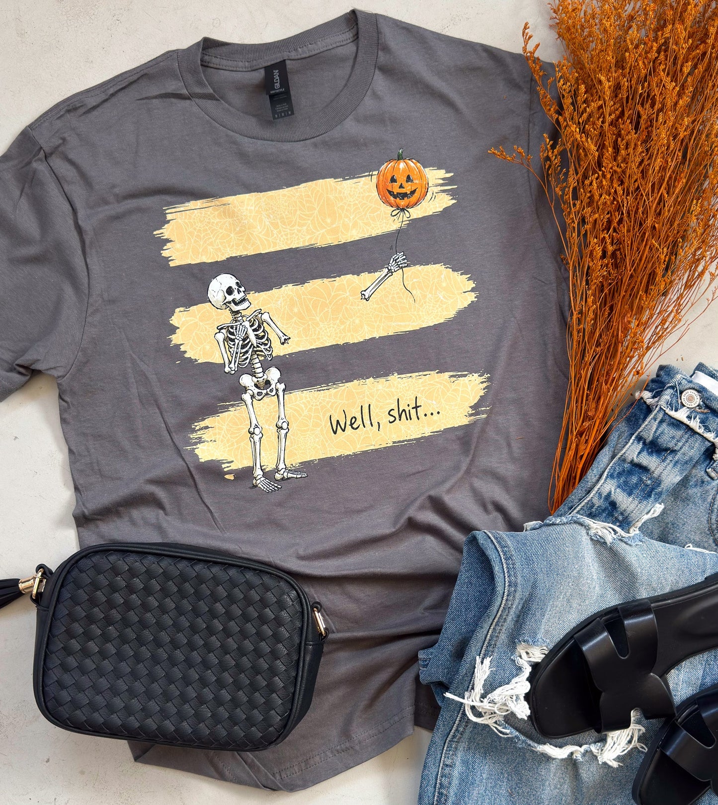“Well, Shit…” Skeleton Graphic Tee or Sweatshirt