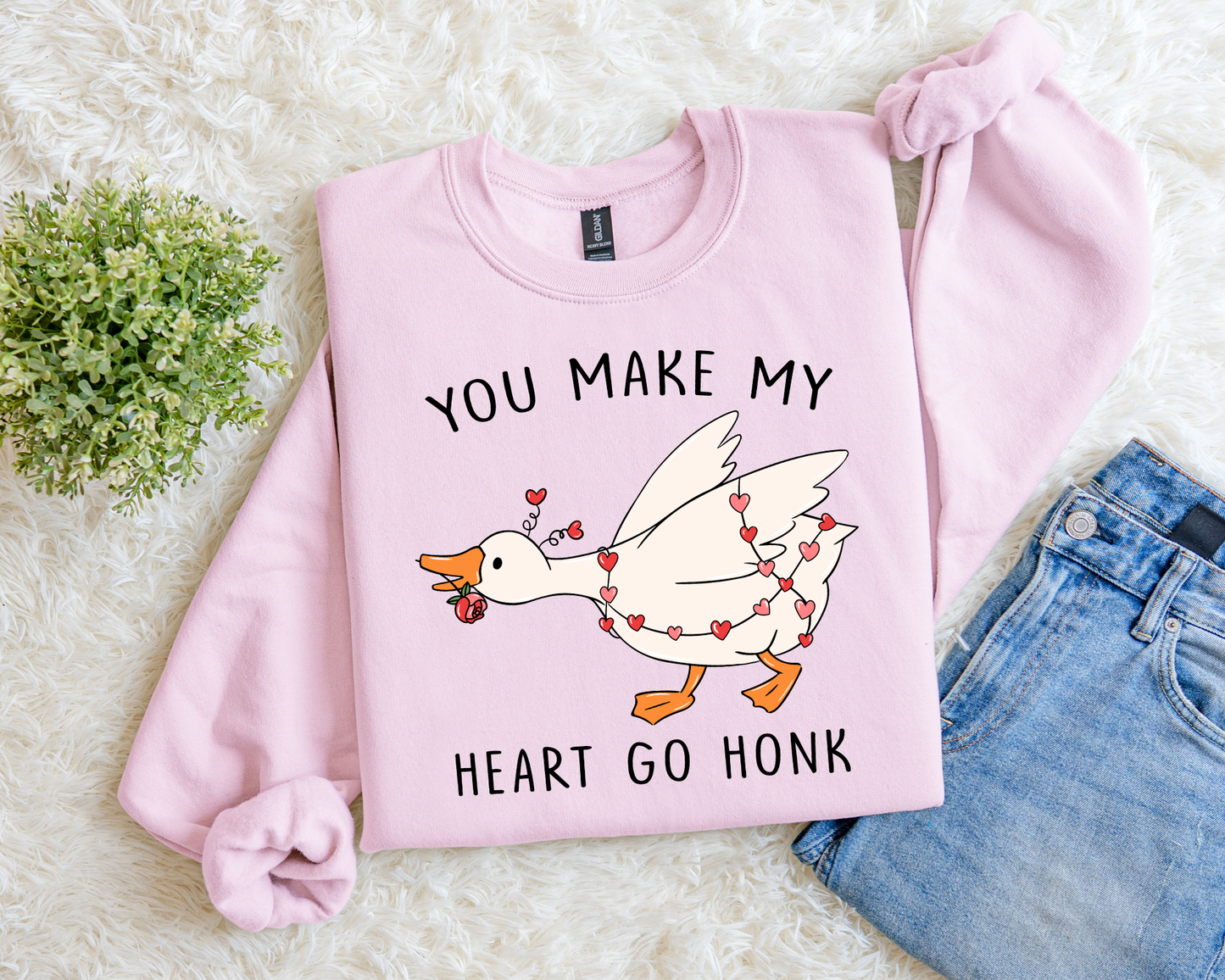 You Make My Heart Go Honk Sweatshirt.