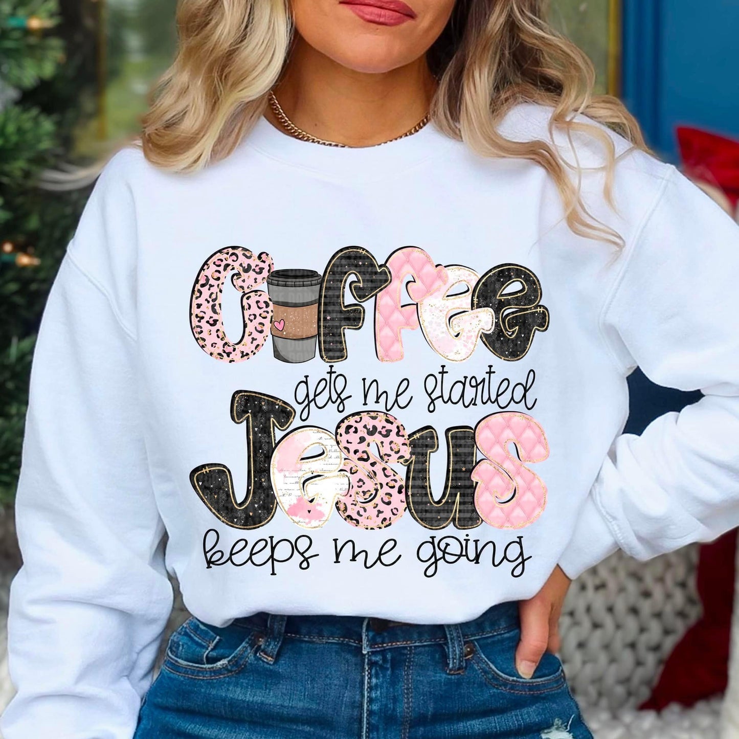 Coffee gets me Started Sweatshirt