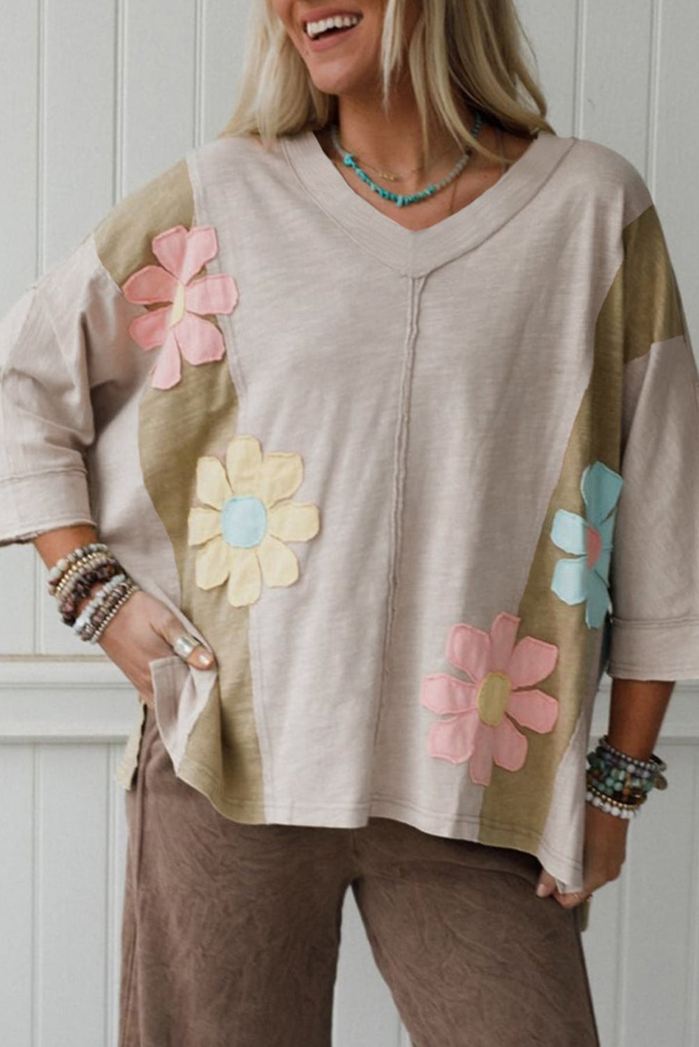 Flower Patch Oversized Top LT