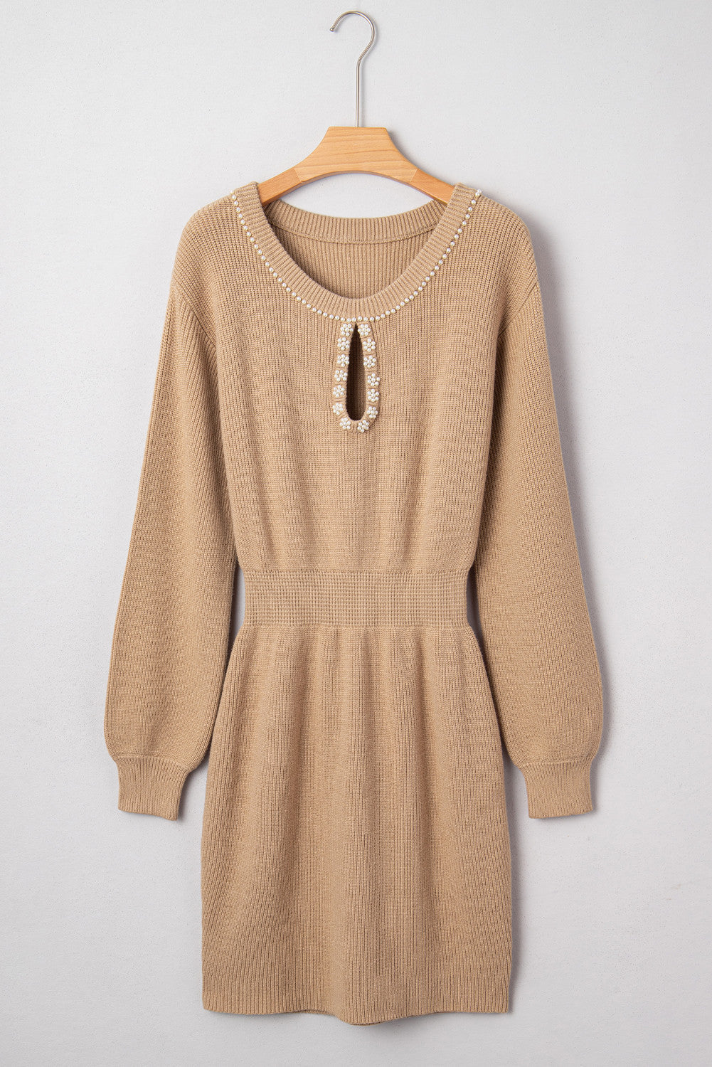 Pearl Ribbed Sweater Dress November.
