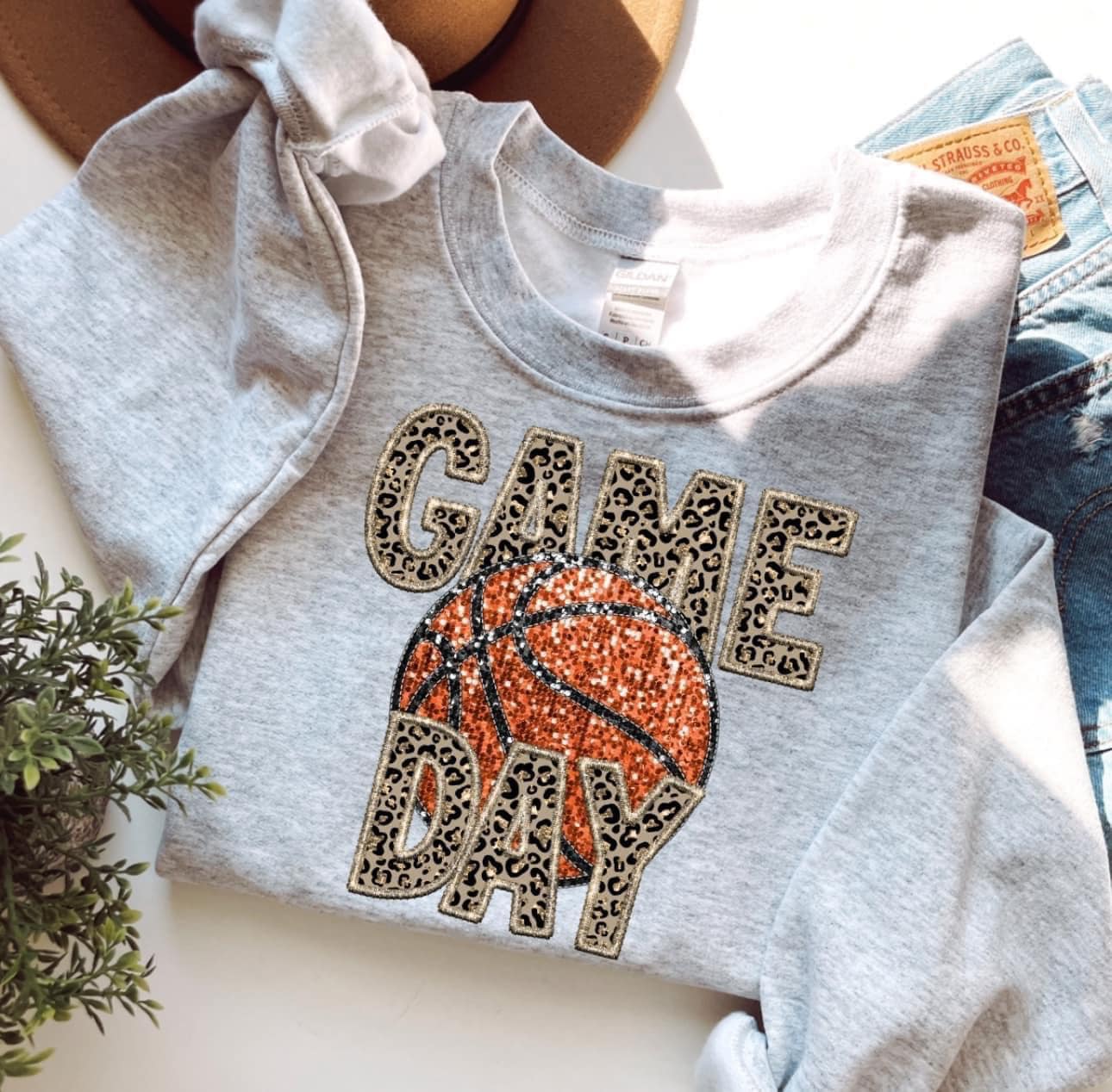 Sparkle Basketball Gameday Sweatshirt