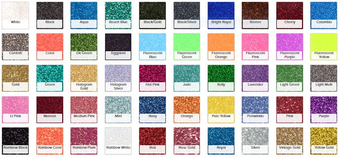 Stahls Glitter Heat Transfer Vinyl