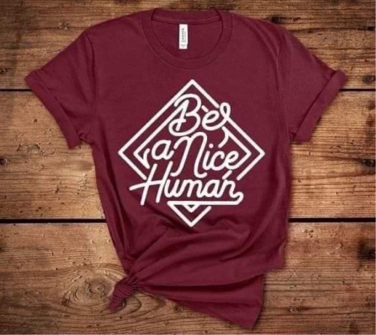 Be A Nice Human Short Sleeve Tee