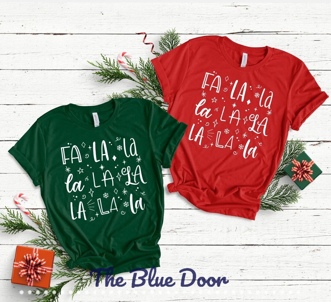 Fa la la la Bella short sleeve tee
