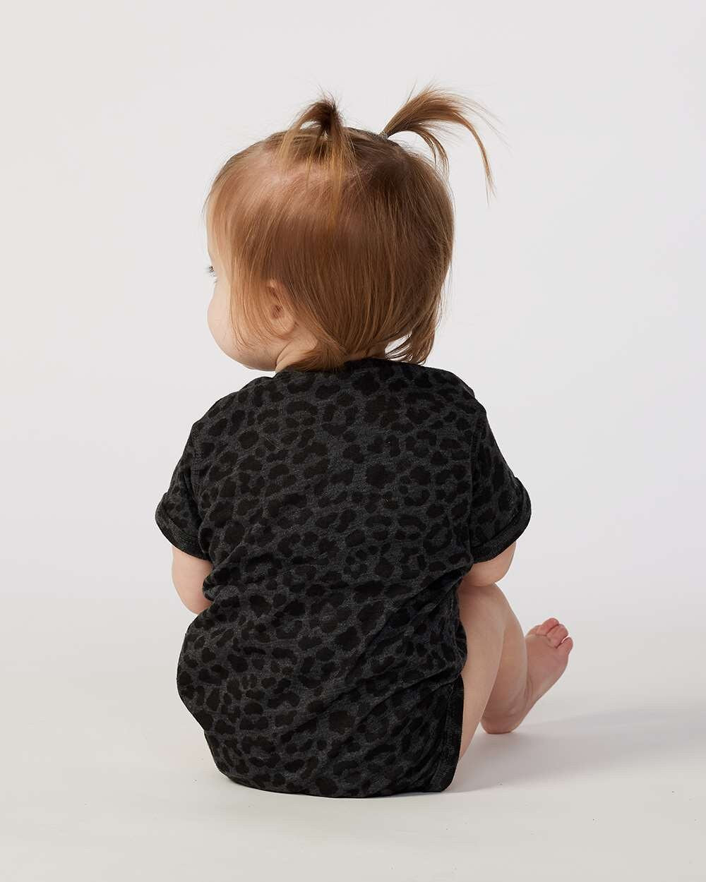 Black Leopard Infant Onesie - great for mommy and me