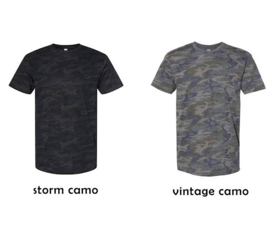 Camo Tee Great for customizing