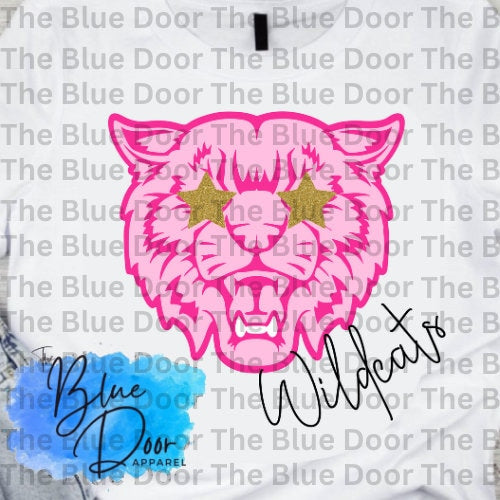 Pinked Out Wildcats SUB .SVG .PNG Digital File Download Sublimation Laser Circuit Silhouette Cutter Sublimation Wildcats