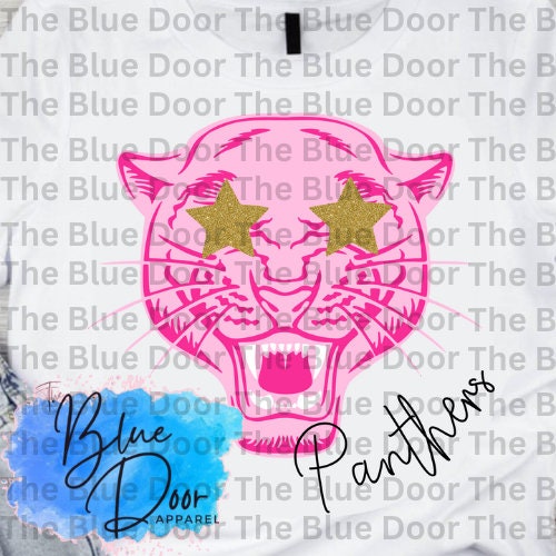 Pinked Out Panthers SUB .SVG .PNG Digital File Download Sublimation Laser Circuit Silhouette Cutter Sublimation