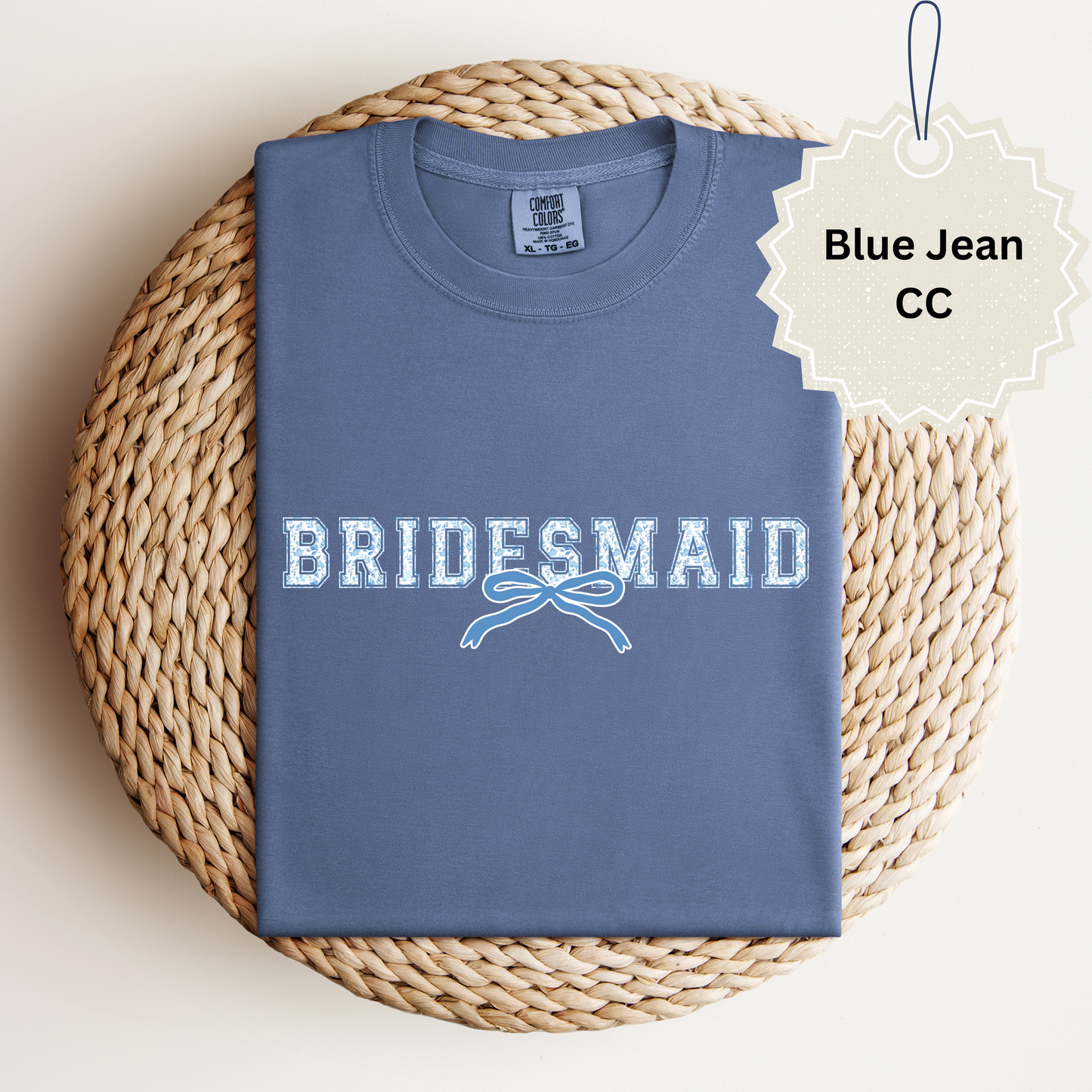 Bridesmaid with Bow Tee.