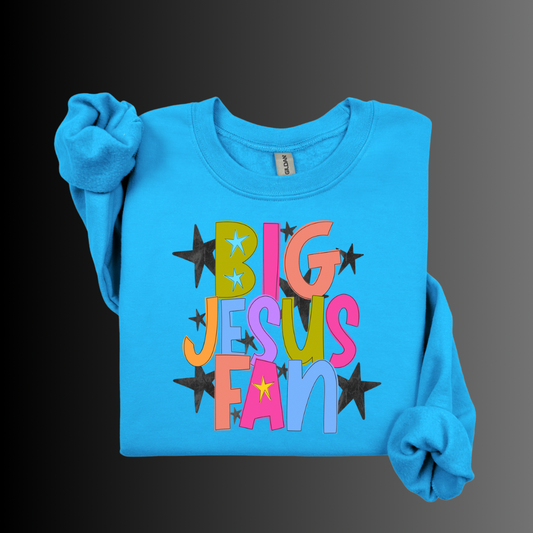 Big Jesus Fan Sweatshirt.