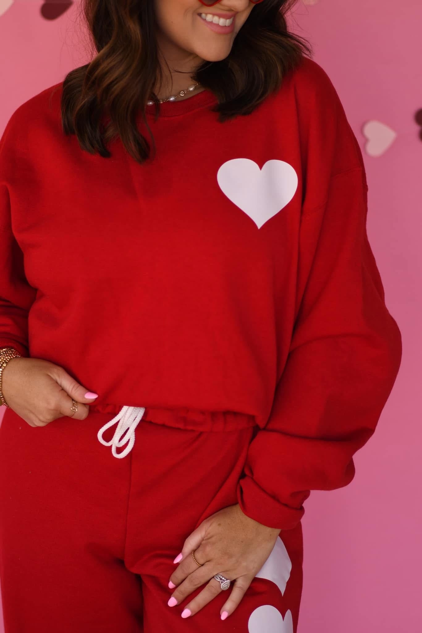 Love Day Heart Sweat set