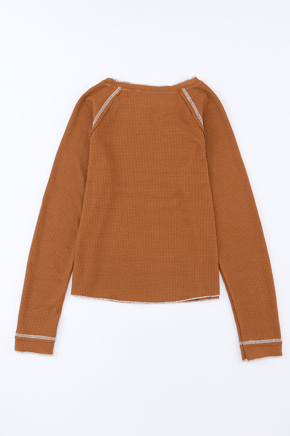 Brown Textured Top July.