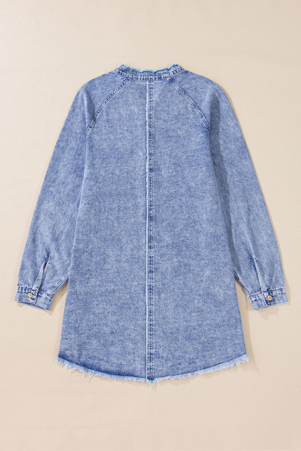 Raw Hem Denim Dress LT