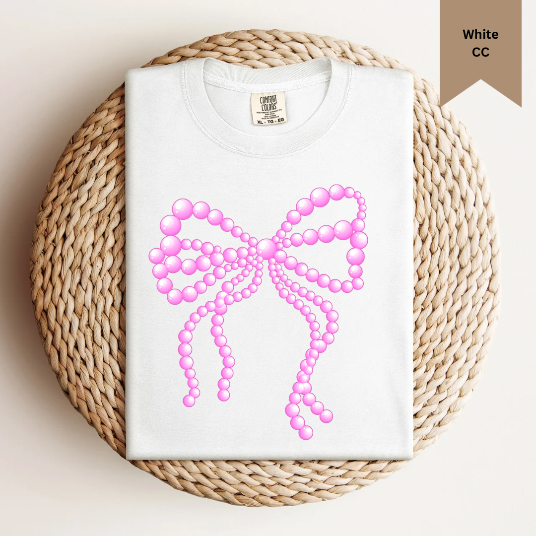 Pink Bow Tee.