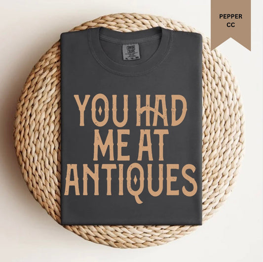 You had me at antiques Tee.