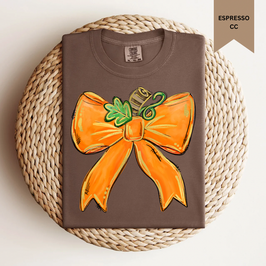 Pumpkin Bow Tee.