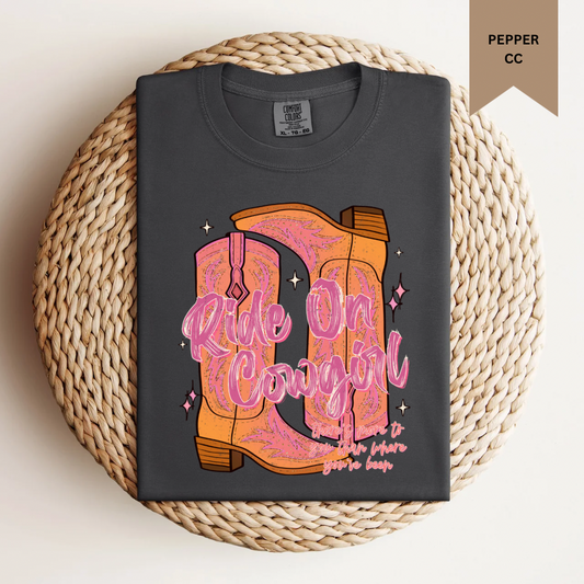 Ride On Cowgirl Tee.