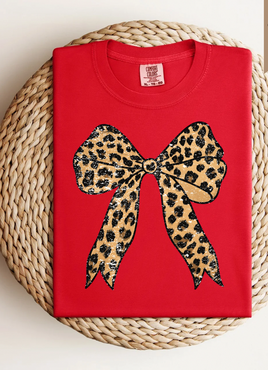 Cheetah Bow Tee.