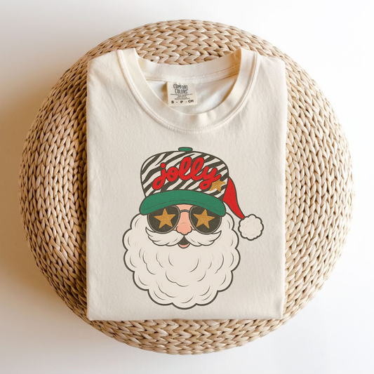 Santa--Zebra Trucker Hat Tee.