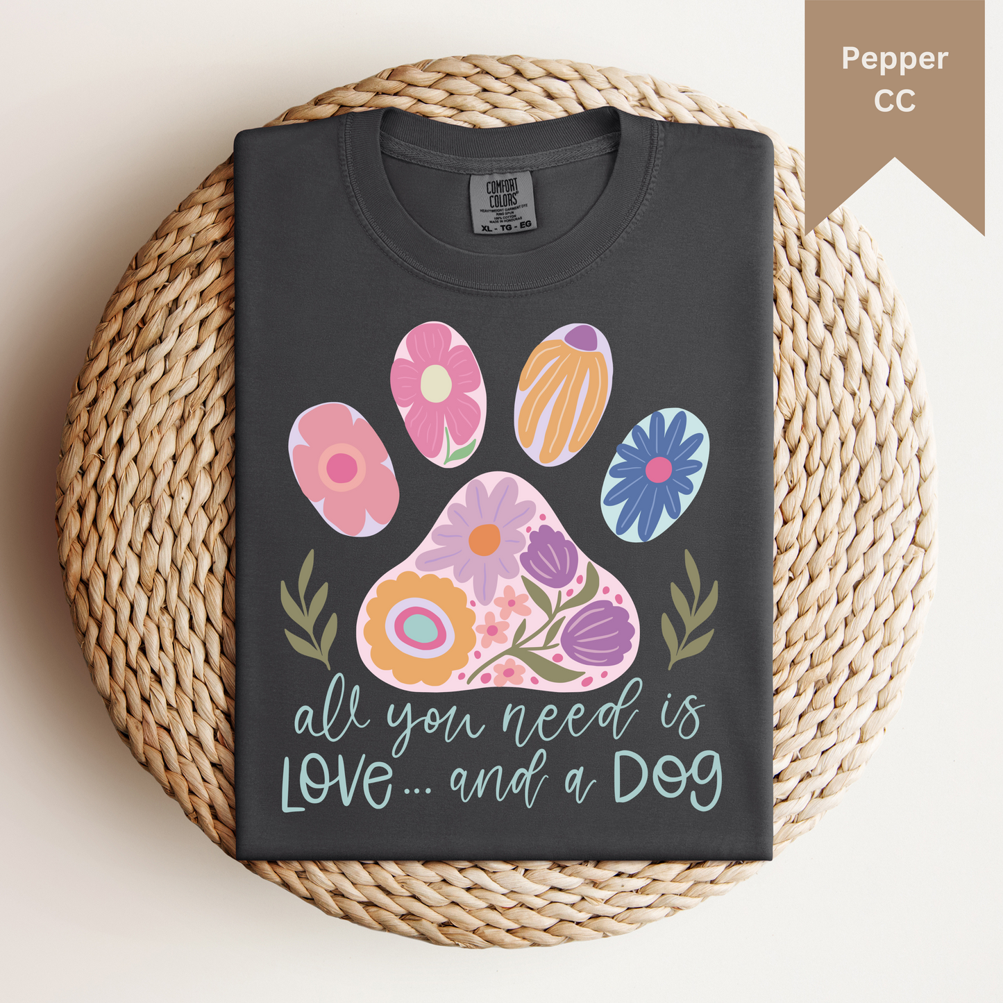 Love and a Dog Tee.