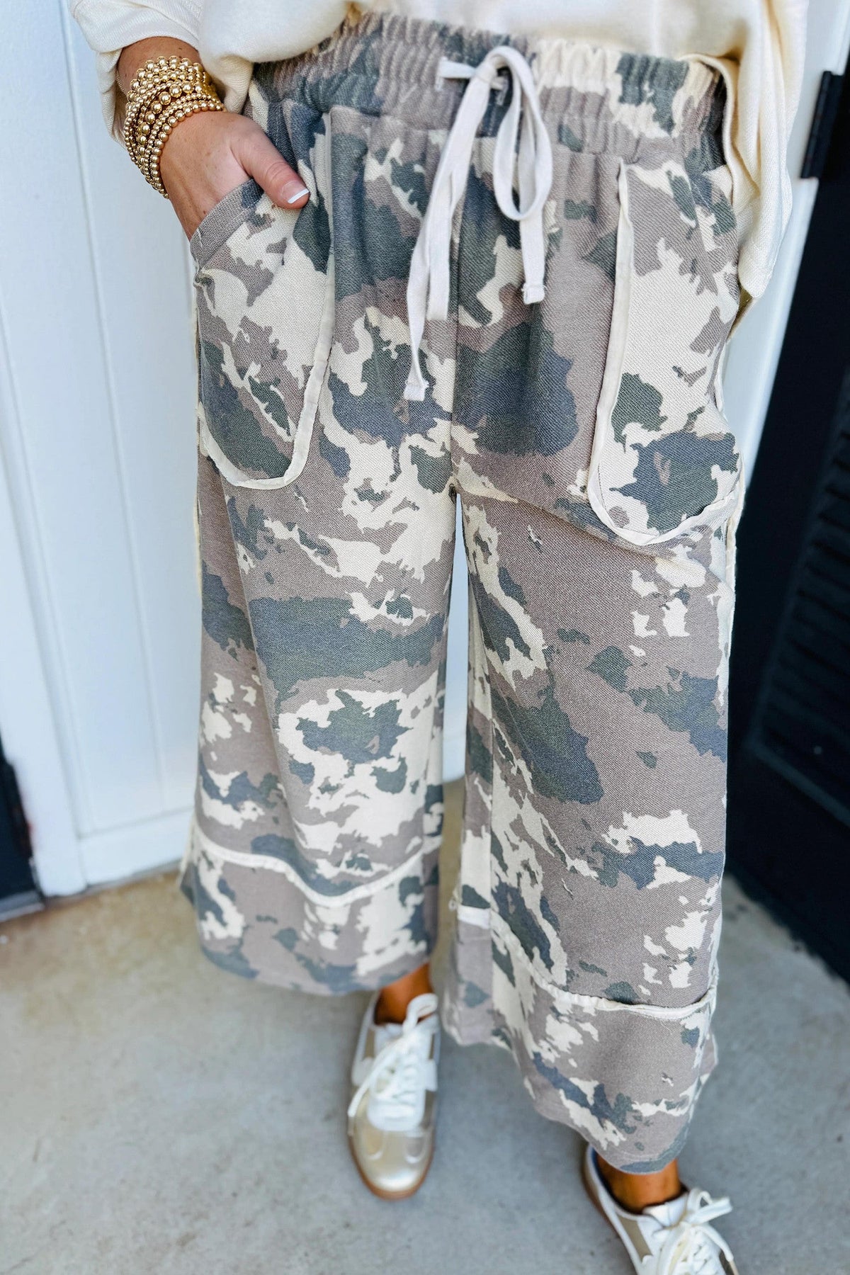 Camo Raw Edge Loose Pants RTS