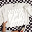 Checkered Wildcats White