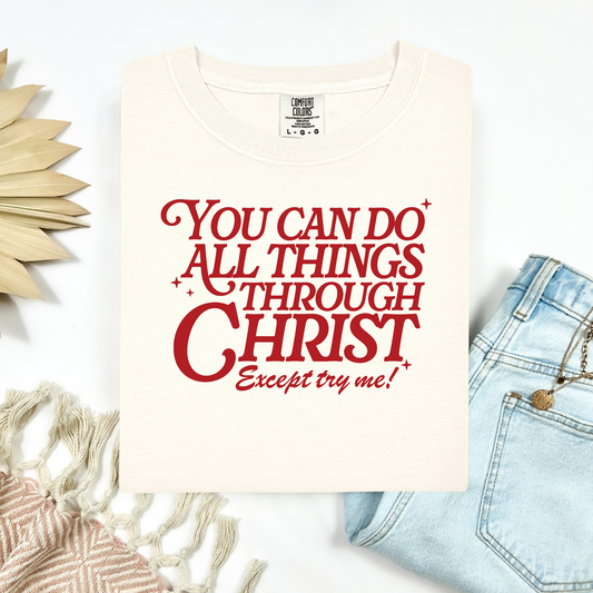 Except Try Me Tee.