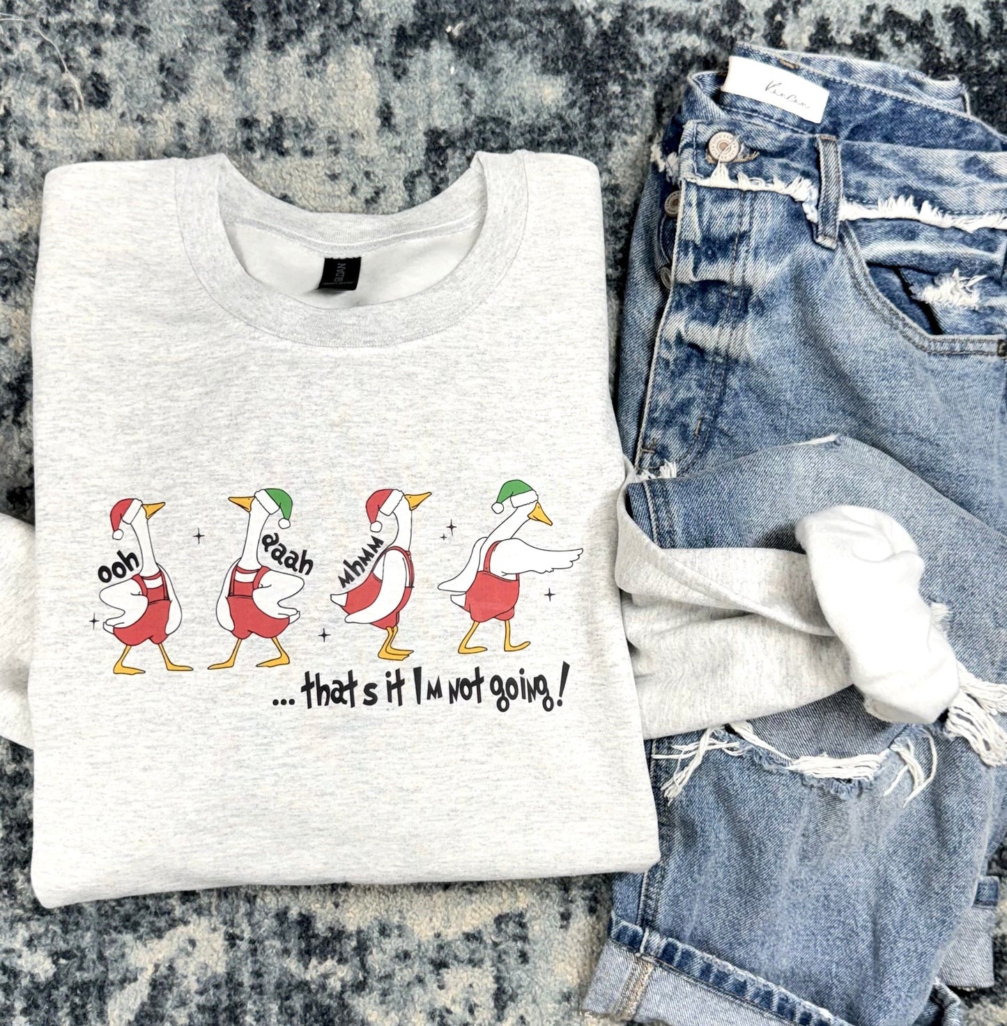 Not Going Ash Sweatshirt